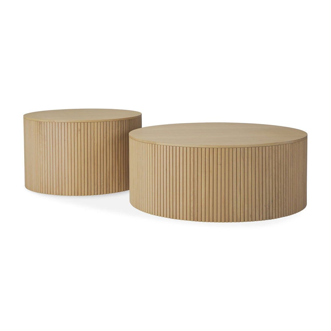 Masă cafea Roller Max Ø80 — Stejar