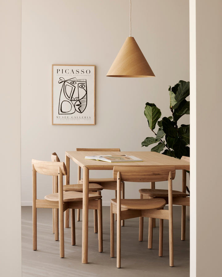 Scaun dining Risu Ethnicraft — Stejar