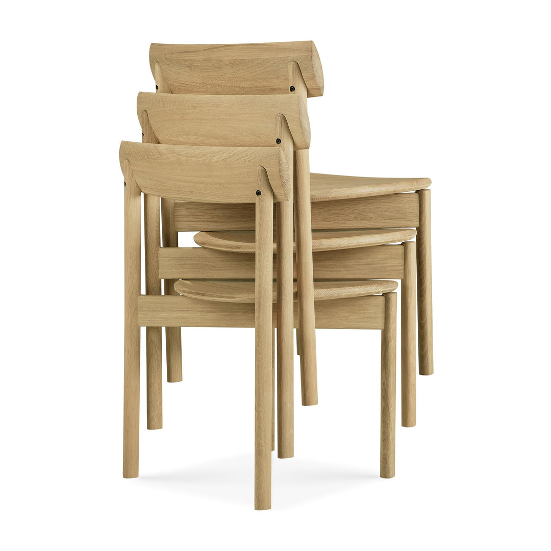 Scaun dining Risu Ethnicraft — Stejar