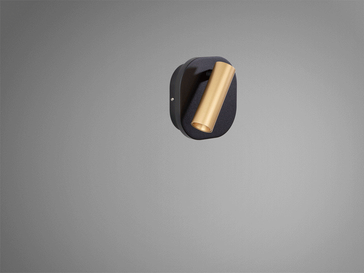 Aplica Schuller Biblos lectura LED CCT auriu-negru touch