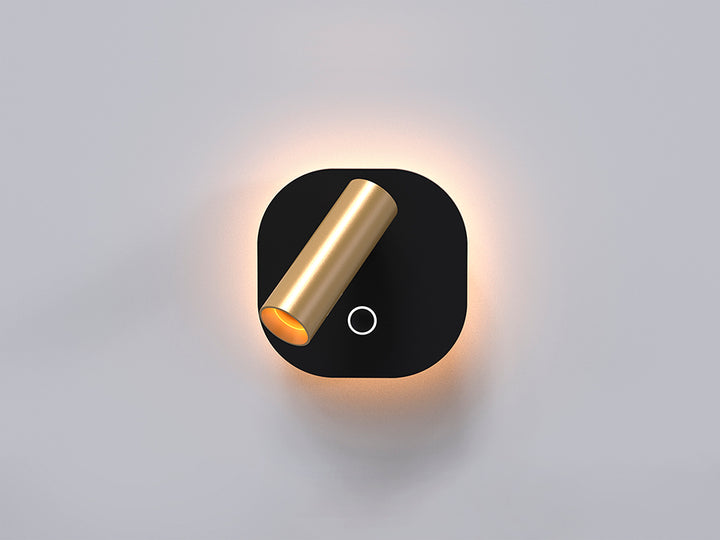 Aplica Schuller Biblos lectura LED CCT auriu-negru touch