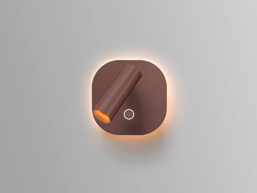 Aplica Schuller Biblos lectura LED CCT maro oxid touch