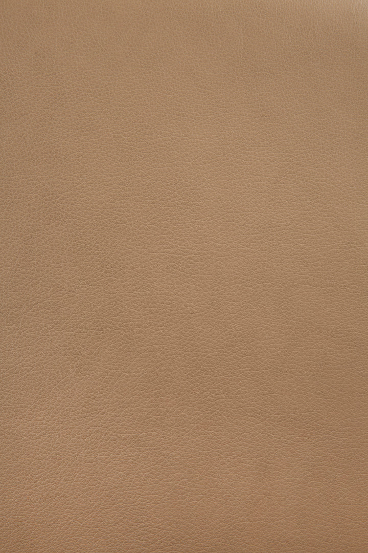 Fotoliu Eye — Stejar & piele Sienna