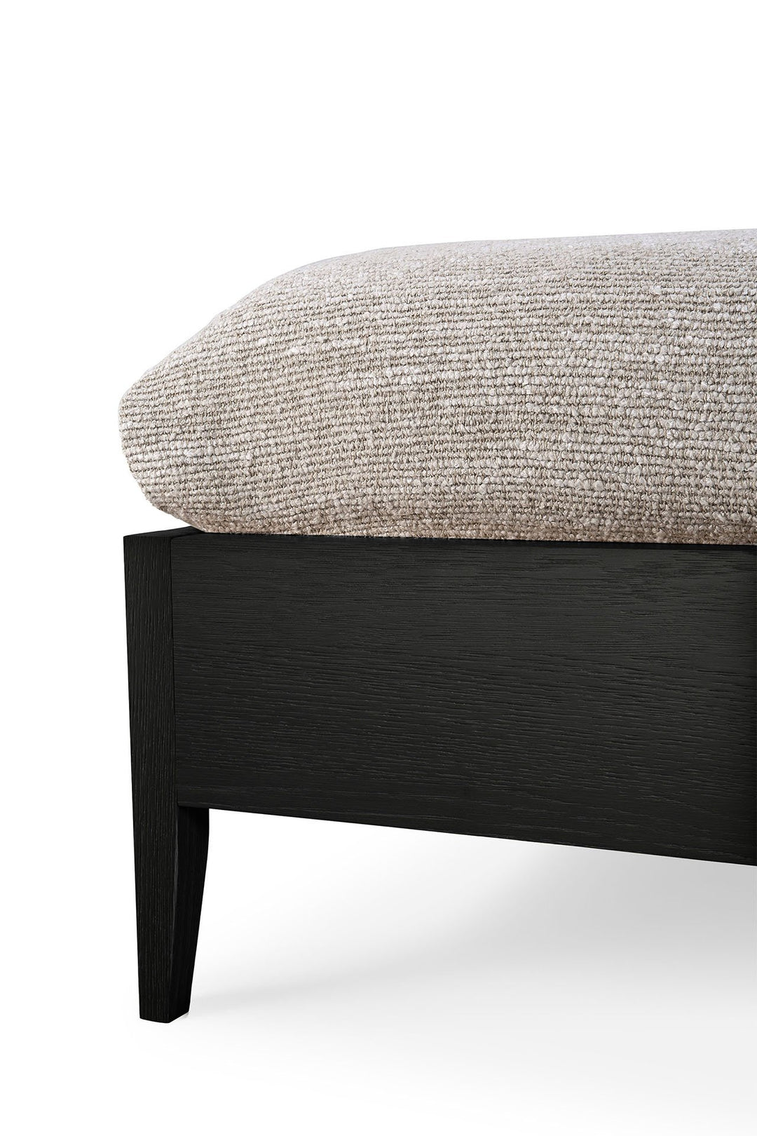Pat Ethnicraft Spindle stejar negru 180x200