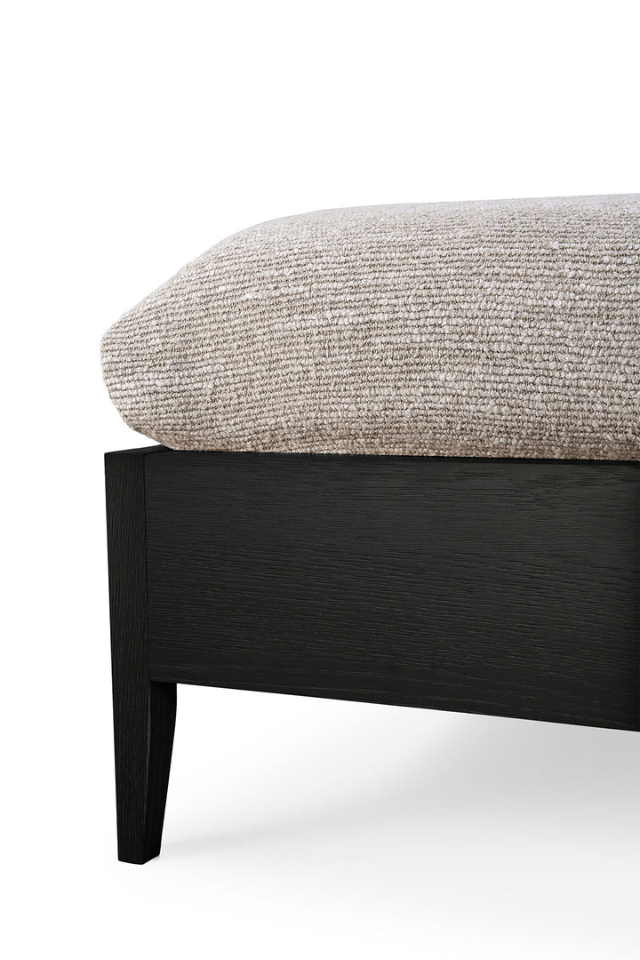 Pat Ethnicraft Spindle stejar negru 180x200