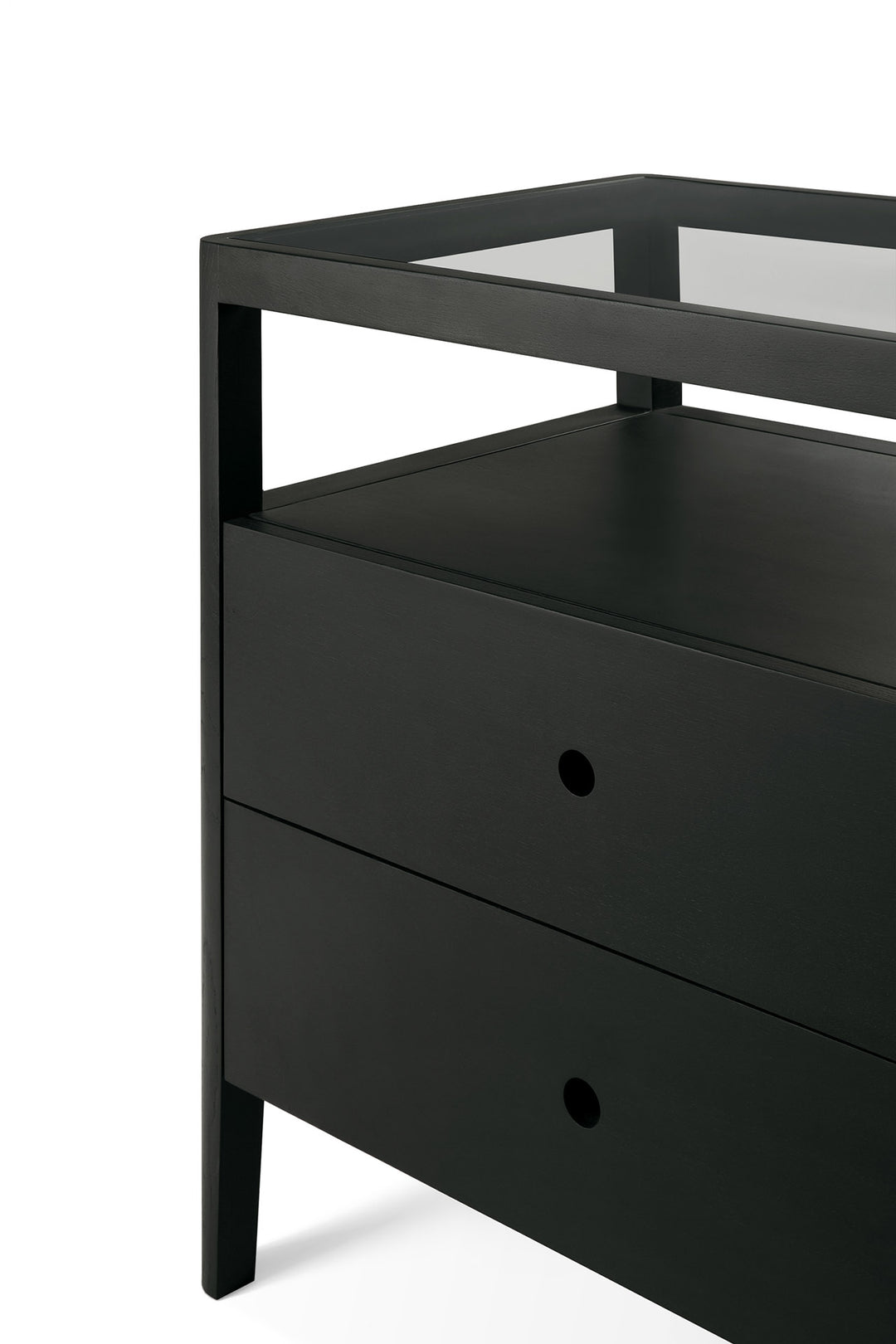 Comoda Ethnicraft Spindle stejar negru