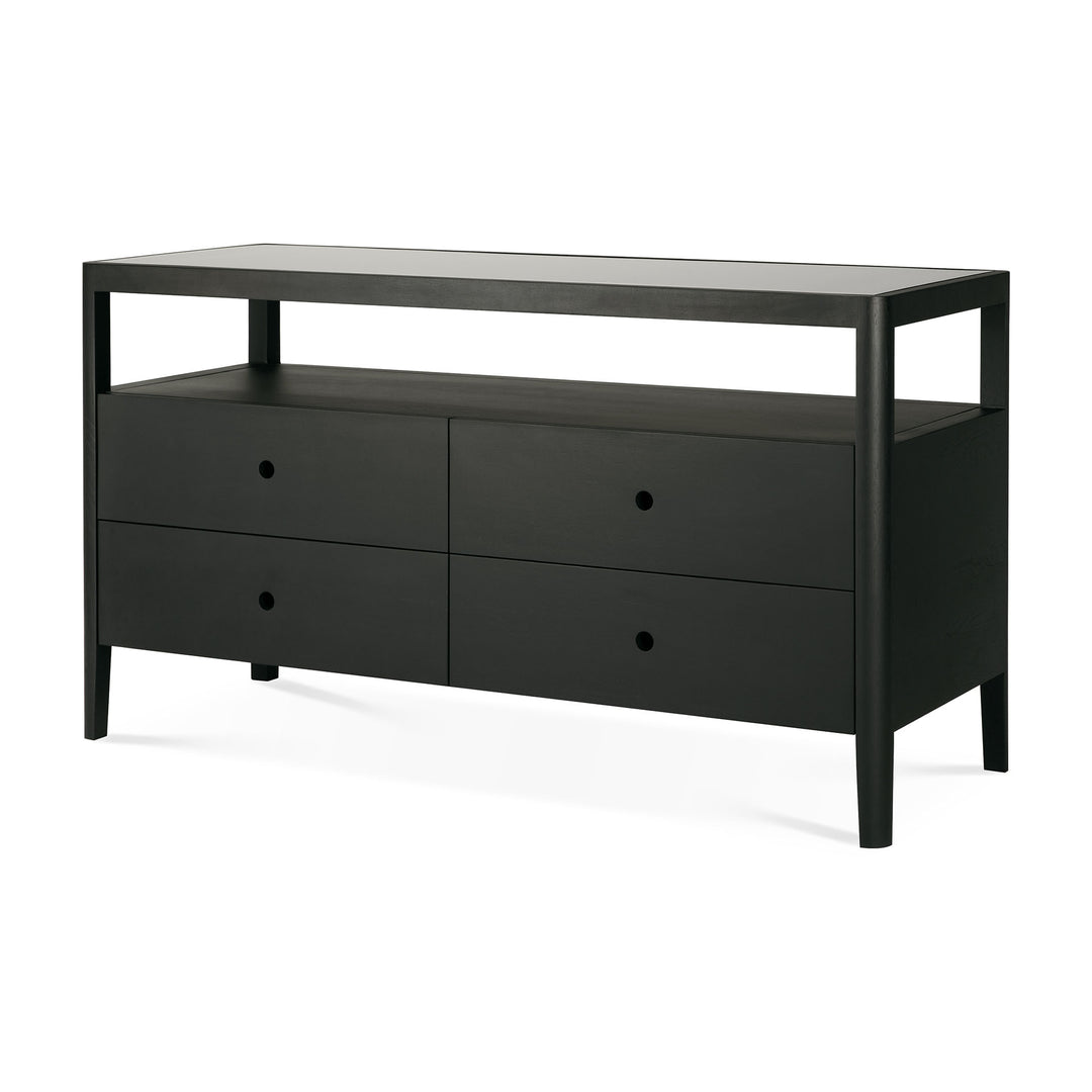 Comoda Ethnicraft Spindle stejar negru