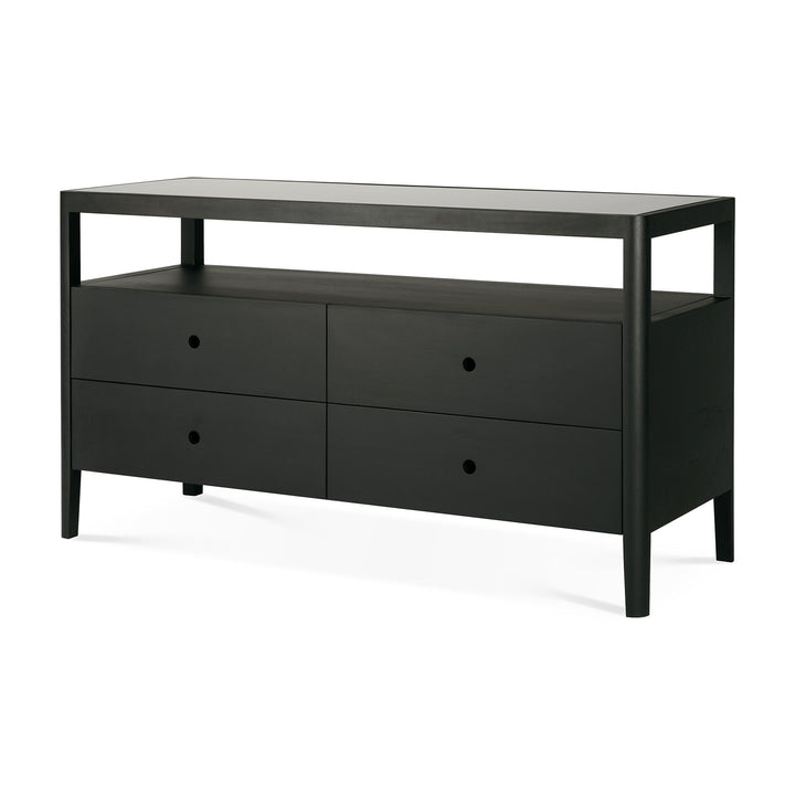 Comoda Ethnicraft Spindle stejar negru