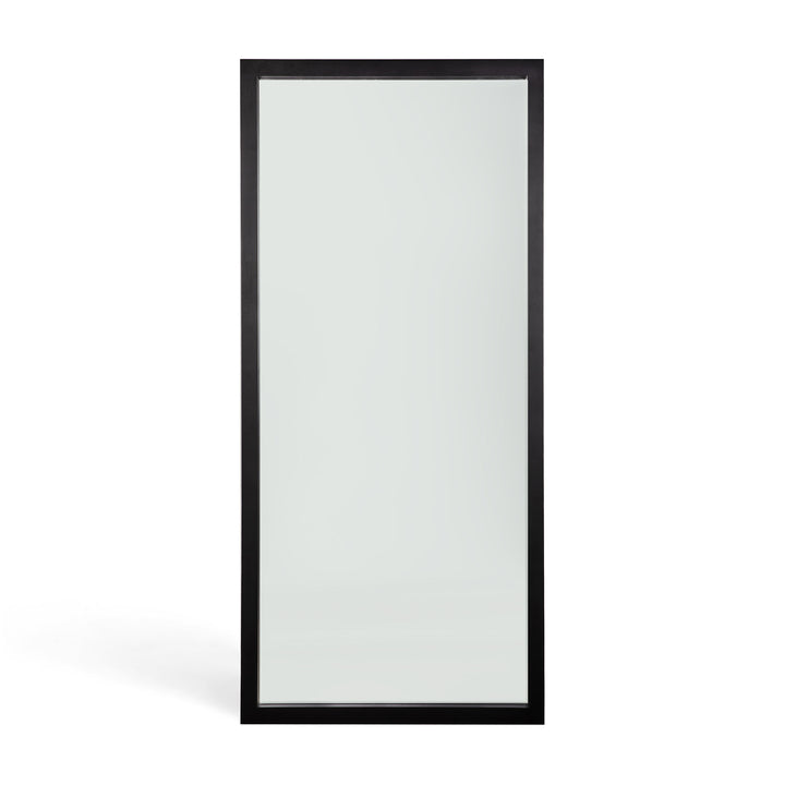 Oglindă Light Frame Ethnicraft 200 cm cu ramă din stejar negru — vedere frontală