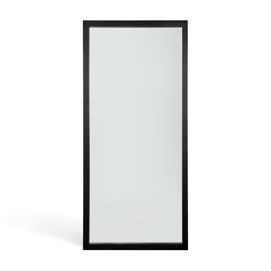Oglindă Light Frame Ethnicraft 200 cm cu ramă din stejar negru — vedere frontală