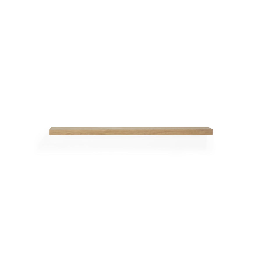 Raft de perete Ethnicraft din stejar natural, montaj discret pe perete