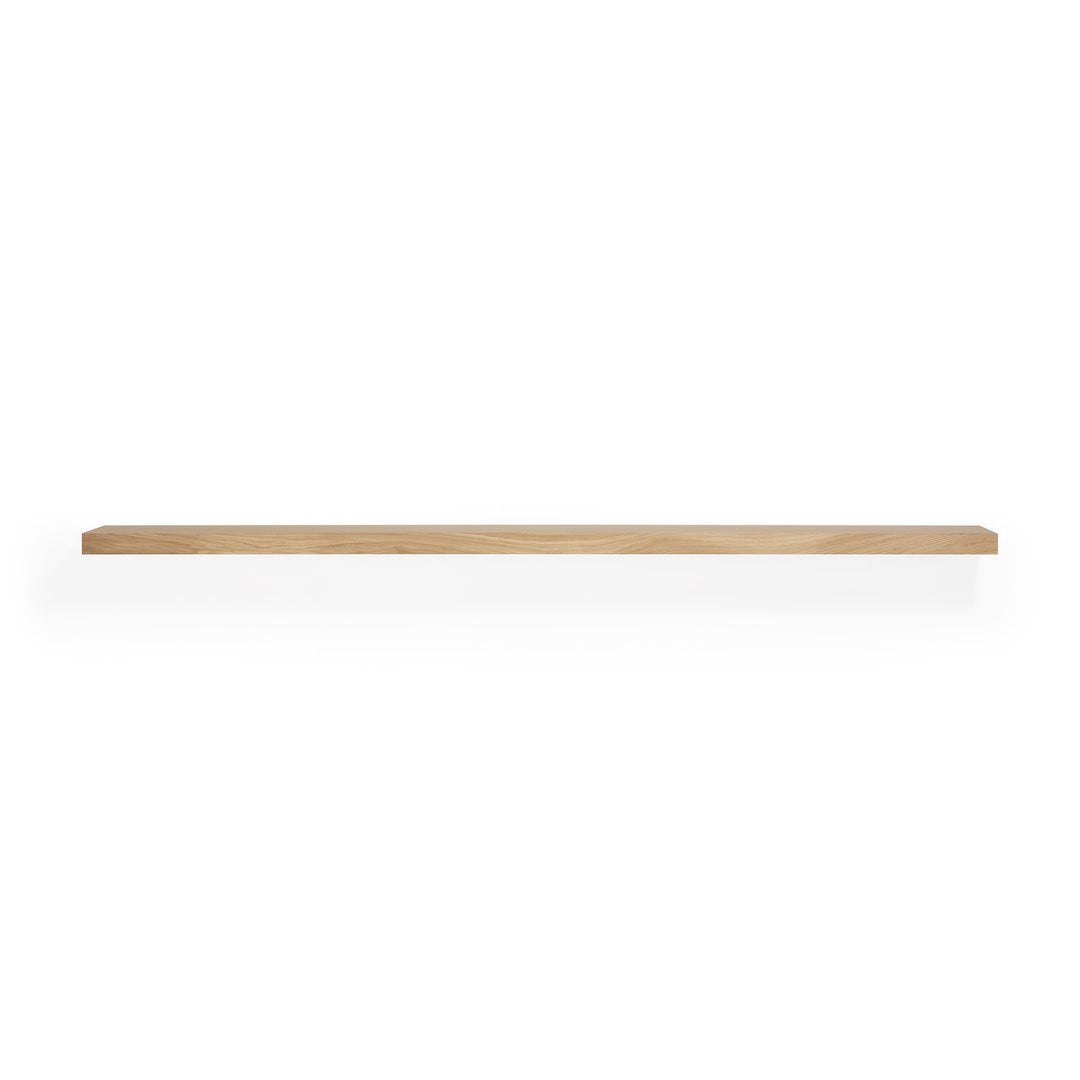 Raft de perete Ethnicraft din stejar natural, montaj discret pe perete