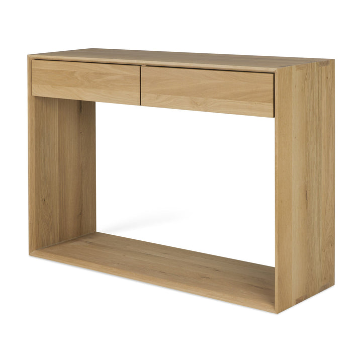 51447 Oak Nordic console side cut web