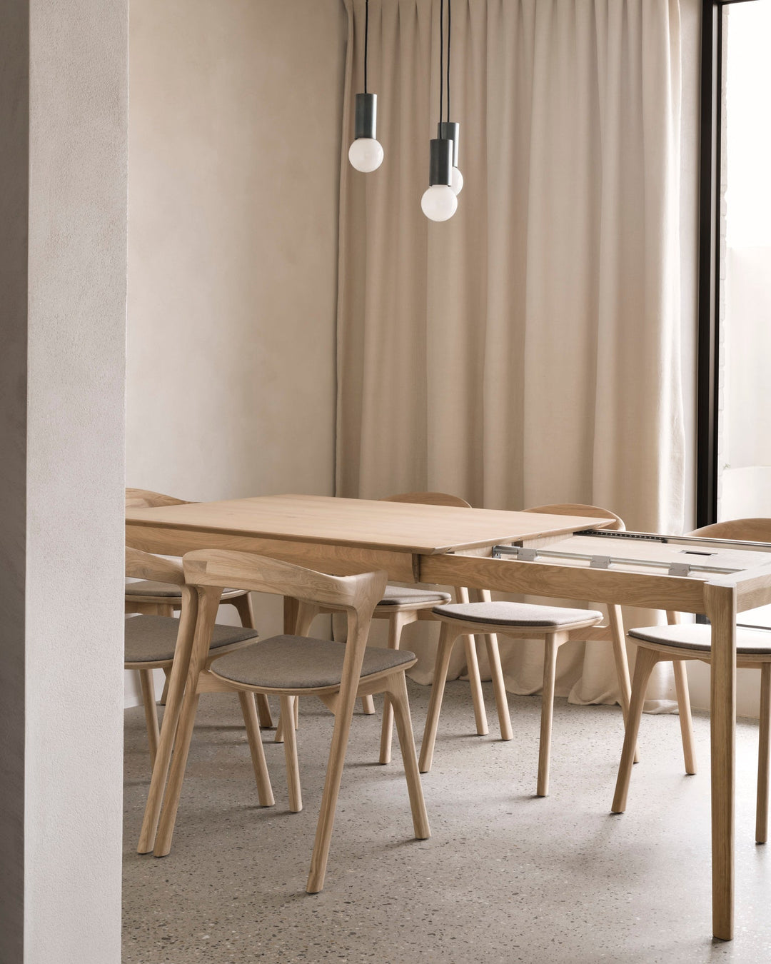 Masa dining extensibila Ethnicraft Bok