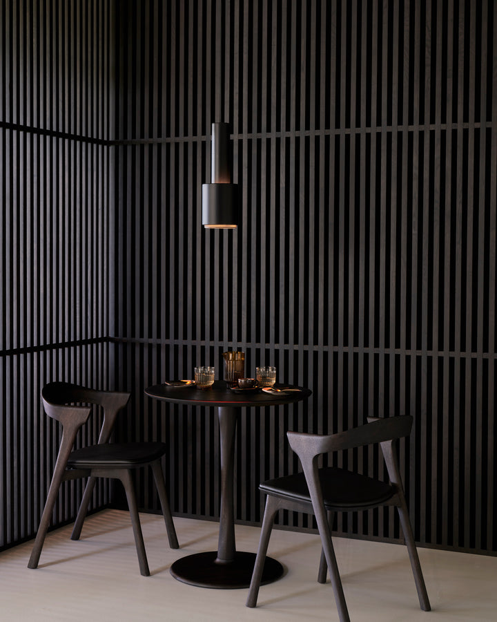 Masă bistro Torsion 70 — Stejar brown