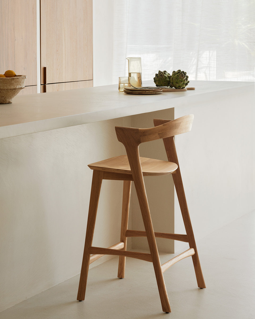 Scaun de bar insula Ethnicraft Bok