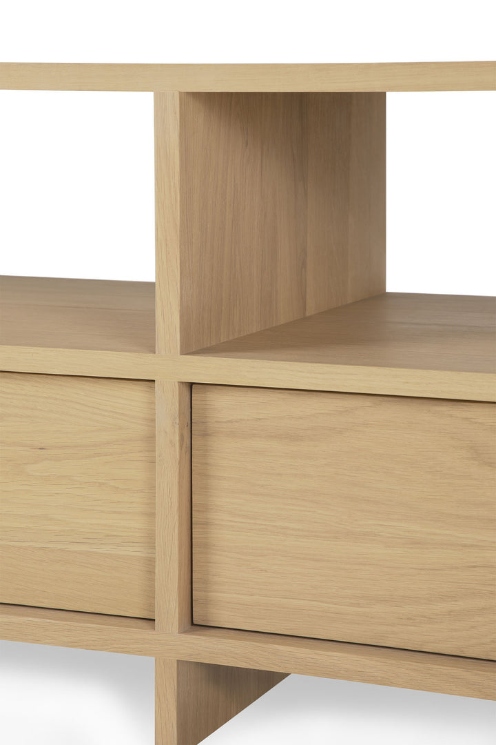 Comoda TV Ethnicraft Kabuki stejar masiv 200 cm