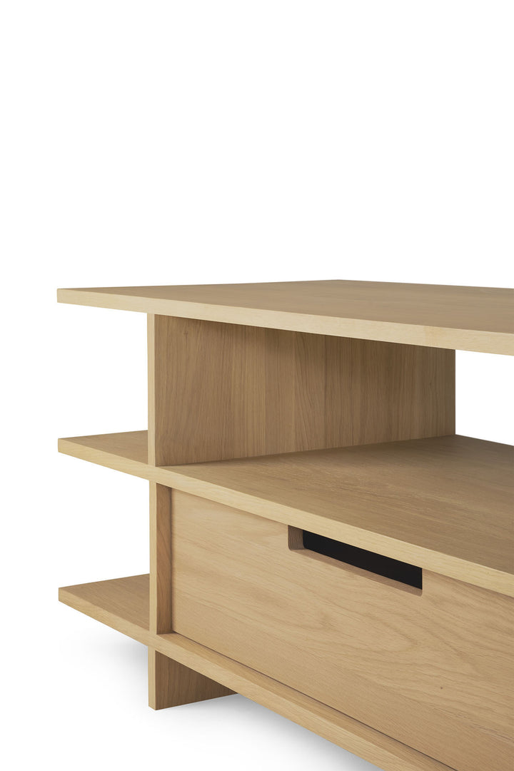 Comoda TV Ethnicraft Kabuki stejar masiv 200 cm