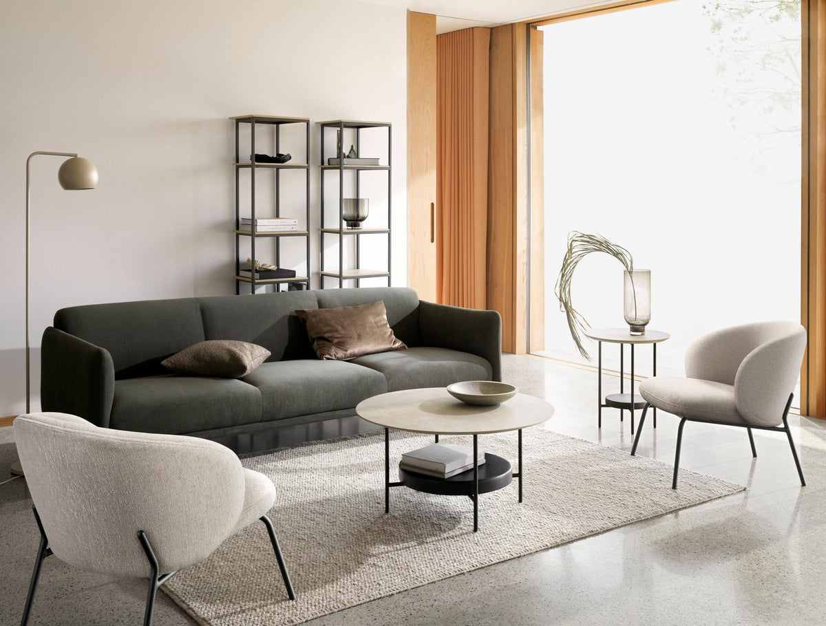 Canapea BoConcept Berne 3 locuri, bej Lazio — detaliu