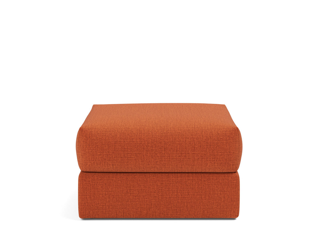 Taburet otoman cu depozitare Cornila 75x75cm, tesatura la alegere #material_412-esina-rust-orange