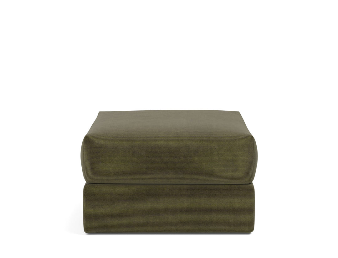 Taburet otoman cu depozitare Cornila 75x75cm, tesatura la alegere #material_316-cordufine-pine-green