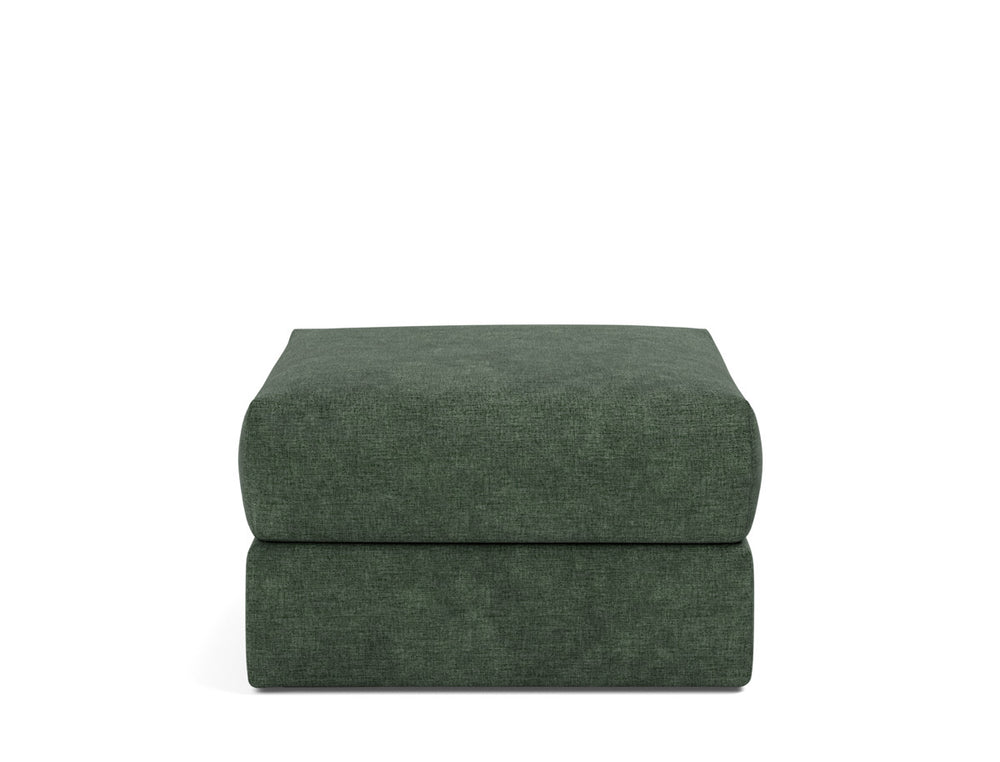 Taburet otoman cu depozitare Cornila 75x75cm, tesatura la alegere #material_281-avella-pine-green