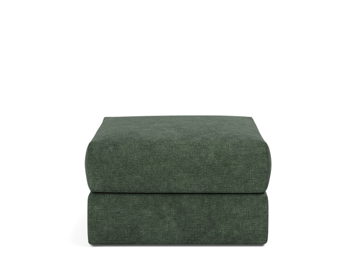 Taburet otoman cu depozitare Cornila 75x75cm, tesatura la alegere #material_281-avella-pine-green