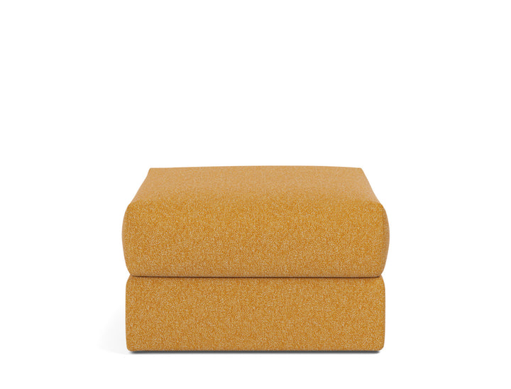 Taburet otoman cu depozitare Cornila 75x75cm, tesatura la alegere #material_536-boucl-ochre