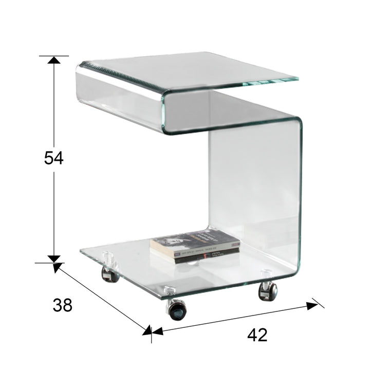 Masuta laterala Schuller Glass