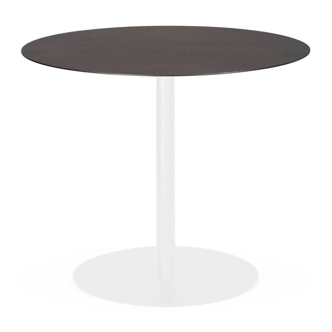 Blat masă dining Blend din dark bronze metal  table top — 90×90 cm