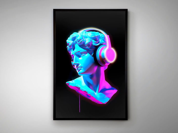 Tablou luminos LED Schuller Busto color 80x120
