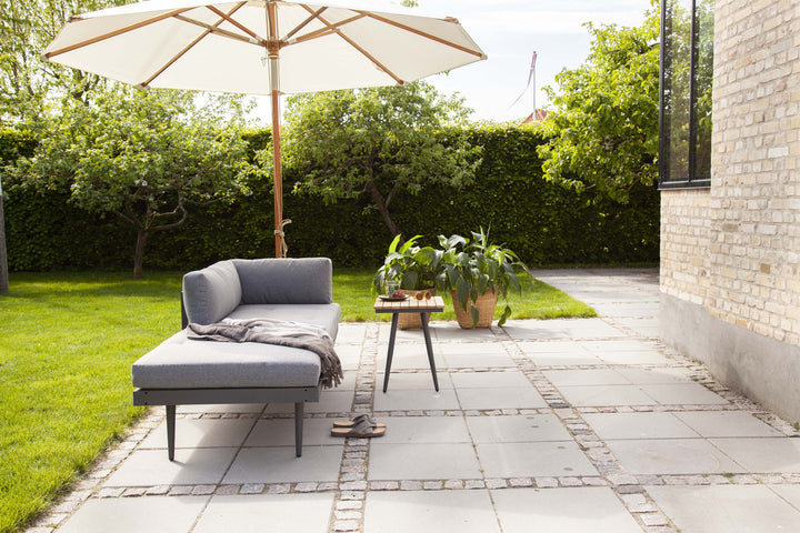 Umbrela soare Cinas Shade Pomino 330 cm alb-fildes