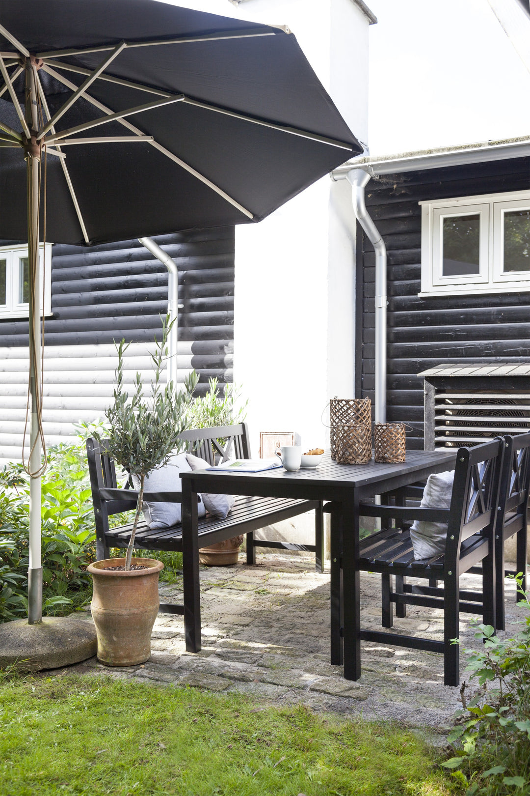 Umbrela soare Cinas Shade Pomino 330 cm neagra