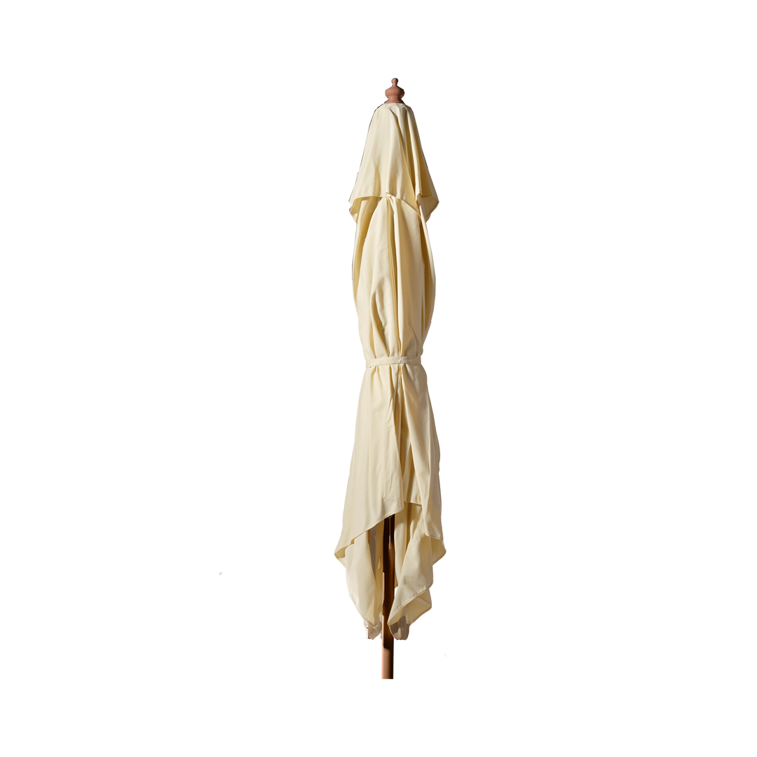 Umbrela soare Cinas Shade Alezio patrata 300 cm alb-fildes