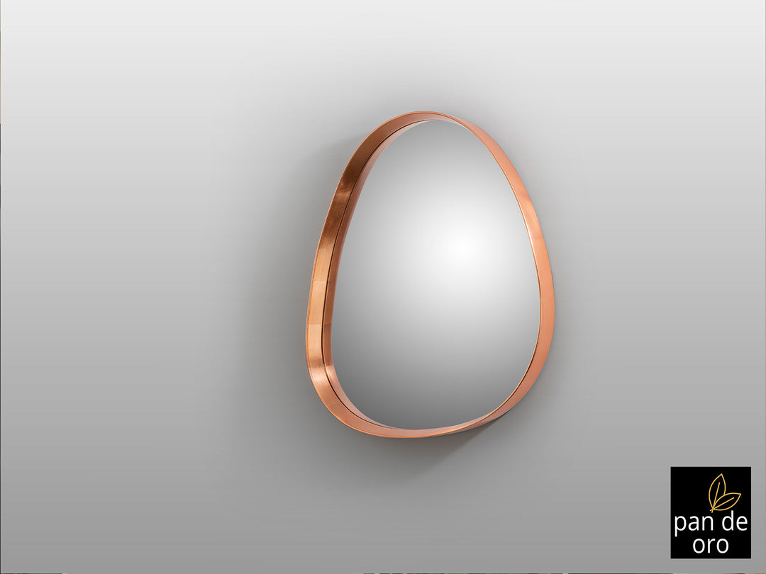 Oglinda Schuller Julie ramă poliuretan rose gold 76x92