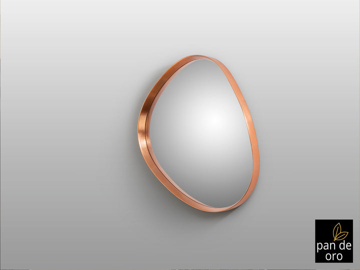 Oglinda Schuller Julie ramă poliuretan rose gold 76x92