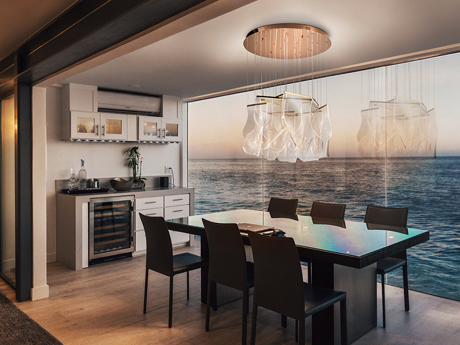 The Decorators: Lustra Schuller Velos Rose Gold