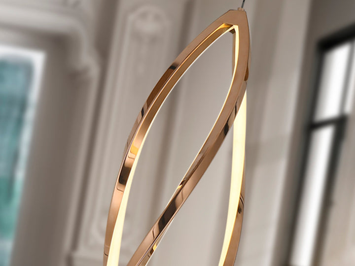 Lustra Schuller Adele Mini rose gold LED CCT telecomandă
