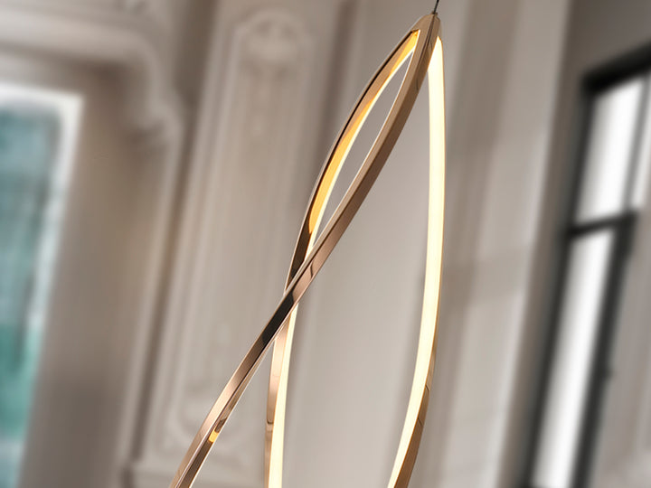 Lustra Schuller Adele Large rose gold 118 cm LED CCT telecomandă