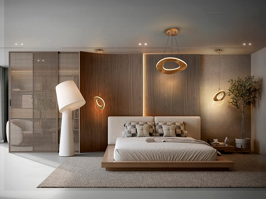 Plafoniera Schuller Mirena Ø50 rose gold LED CCT telecomandă