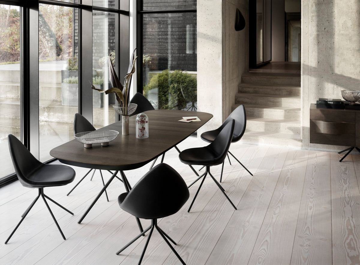 Scaun de dining BoConcept Ottawa din piele caramel Nordic Vintage — inspirație BoConcept