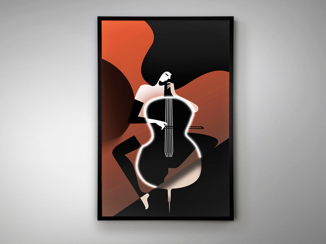 Tablou luminos LED Schuller Violonchelo