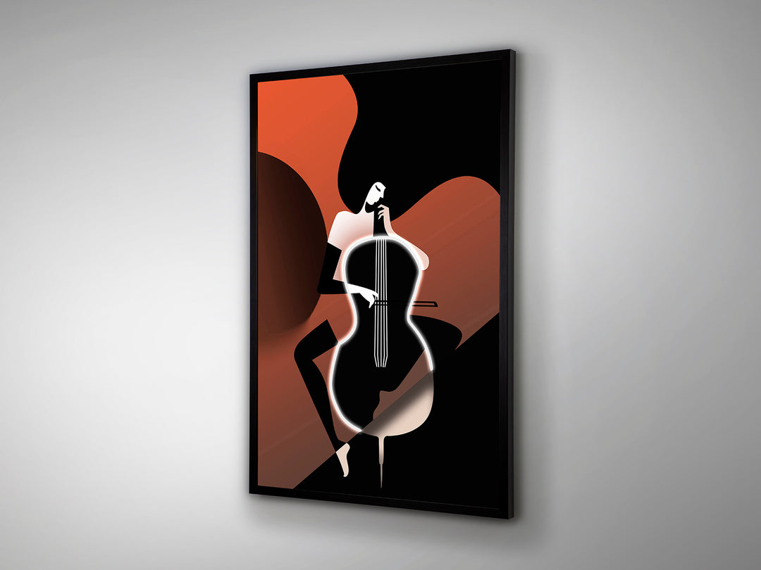 Tablou luminos LED Schuller Violonchelo