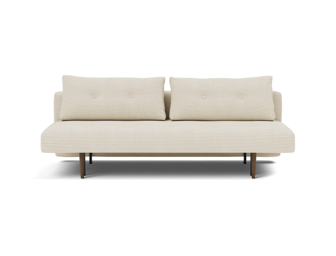 Canapea extensibila Recast Dark Styletto 140x200 cm, tesatura la alegere #material_594-corduroy-ivory
