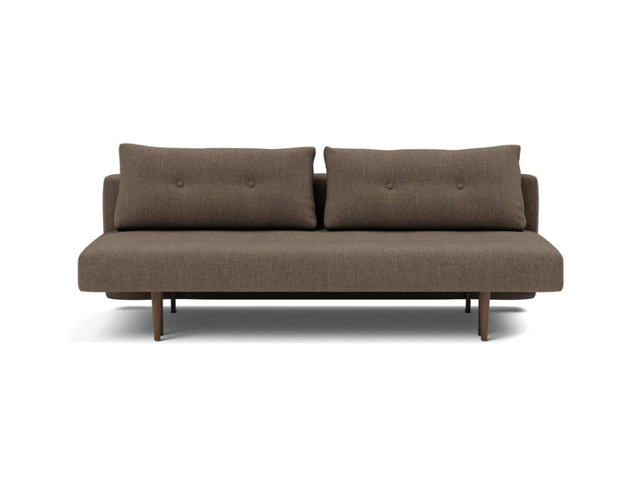 Canapea extensibila Recast Dark Styletto 140x200 cm, tesatura la alegere #material_411-esina-cedar-brown