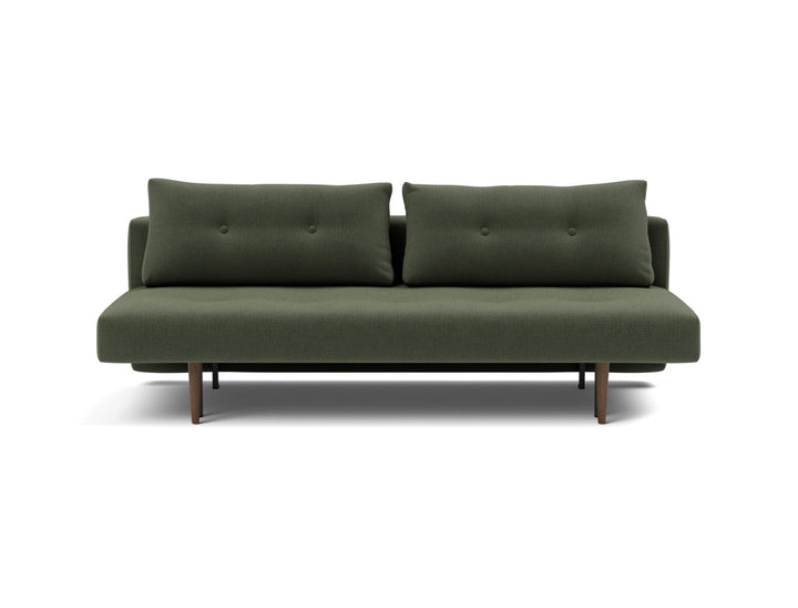 Canapea extensibila Recast Dark Styletto 140x200 cm, tesatura la alegere #material_413-esina-olive-green