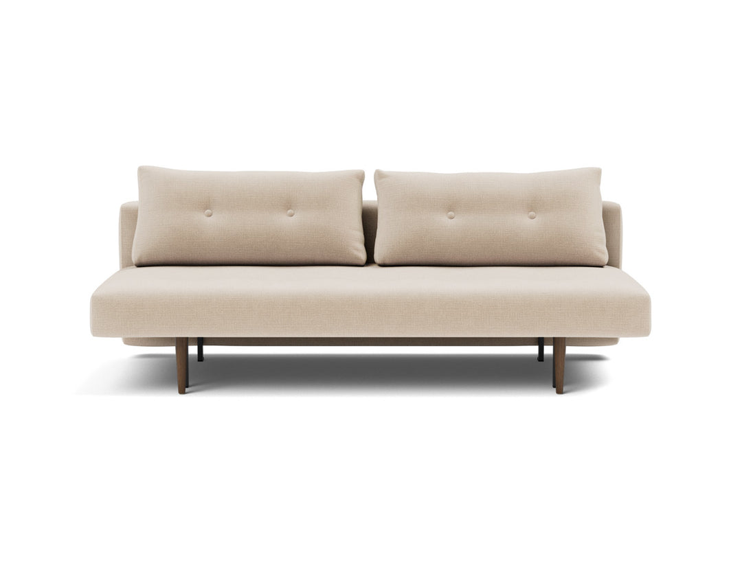 Canapea extensibila Recast Dark Styletto 140x200 cm, tesatura la alegere #material_410-esina-almond