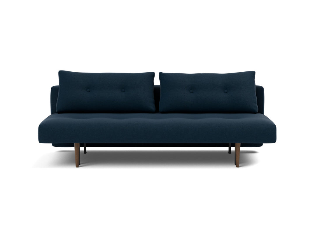 Canapea extensibila Recast Dark Styletto 140x200 cm, tesatura la alegere #material_528-mixed-dance-blue