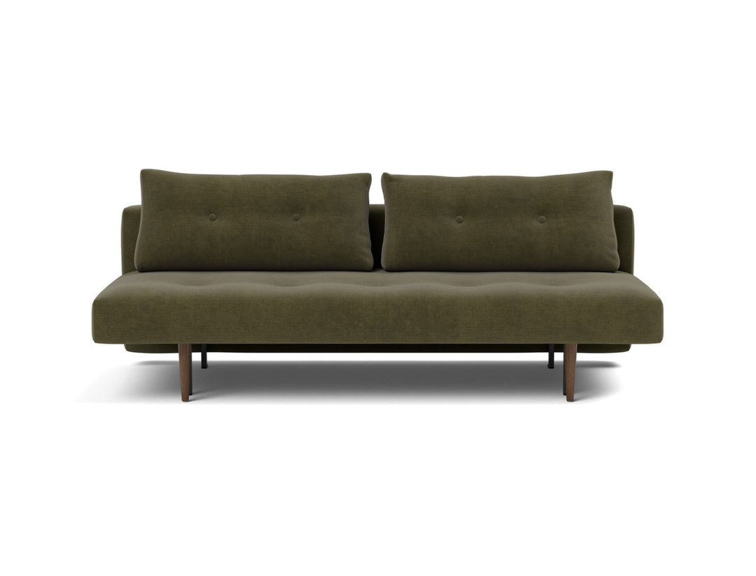 Canapea extensibila Recast Dark Styletto 140x200 cm, tesatura la alegere #material_316-cordufine-pine-green