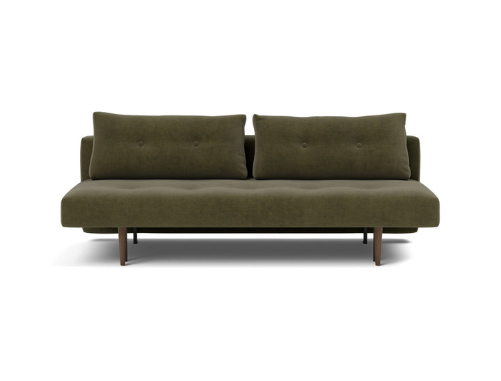 Canapea extensibila Recast Dark Styletto 140x200 cm, tesatura la alegere #material_316-cordufine-pine-green